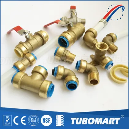 lead free brass sharkbite elbow push fit fittings for pex pipe