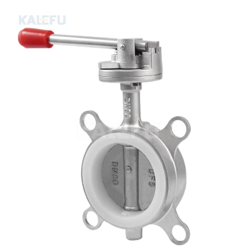 304 316L Stainless Steel Butterfly Valve with Soft Seal Silicone: 2", 4", 8" Pipe Fitting