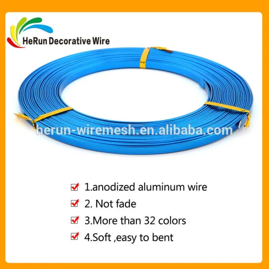 HR cheaper price craft FLAT aluminum wire with oxidation