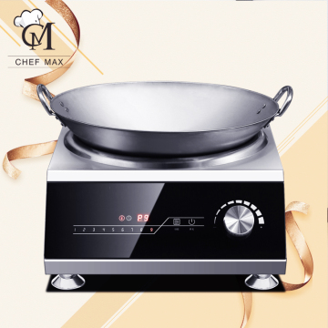 Chefmax Commercial 5KW Induction Hob with Touch Knob and Faceted Glass Surface
