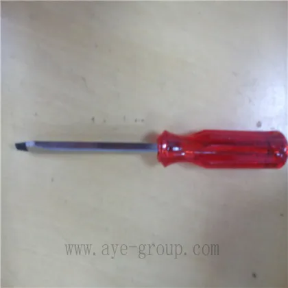 Plastic Handle Nie Chrome Screw Driver Set