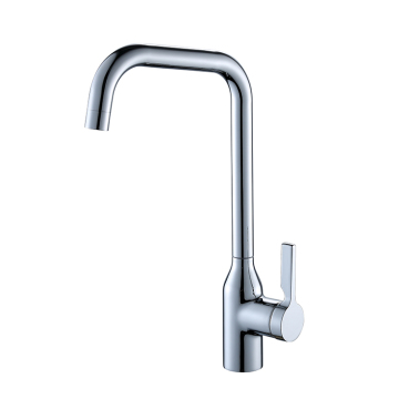 Rubinetto da cucina cromata di lusso UPC - moderno lavello in ottone montato sul ponte con valvola ceramica