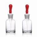 Clear Glass Dropping Bottle with Pipette 250ml