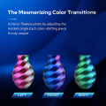 Silk Tri-Color Coextrusion PLA Filament Shiny