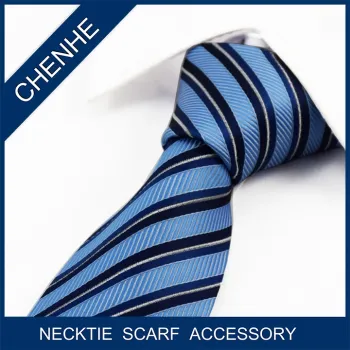 MOQ 100 pcs stripe style polyester woven necktie
