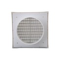 Grille de ventilation anticorrosion avec protection contre la pluie