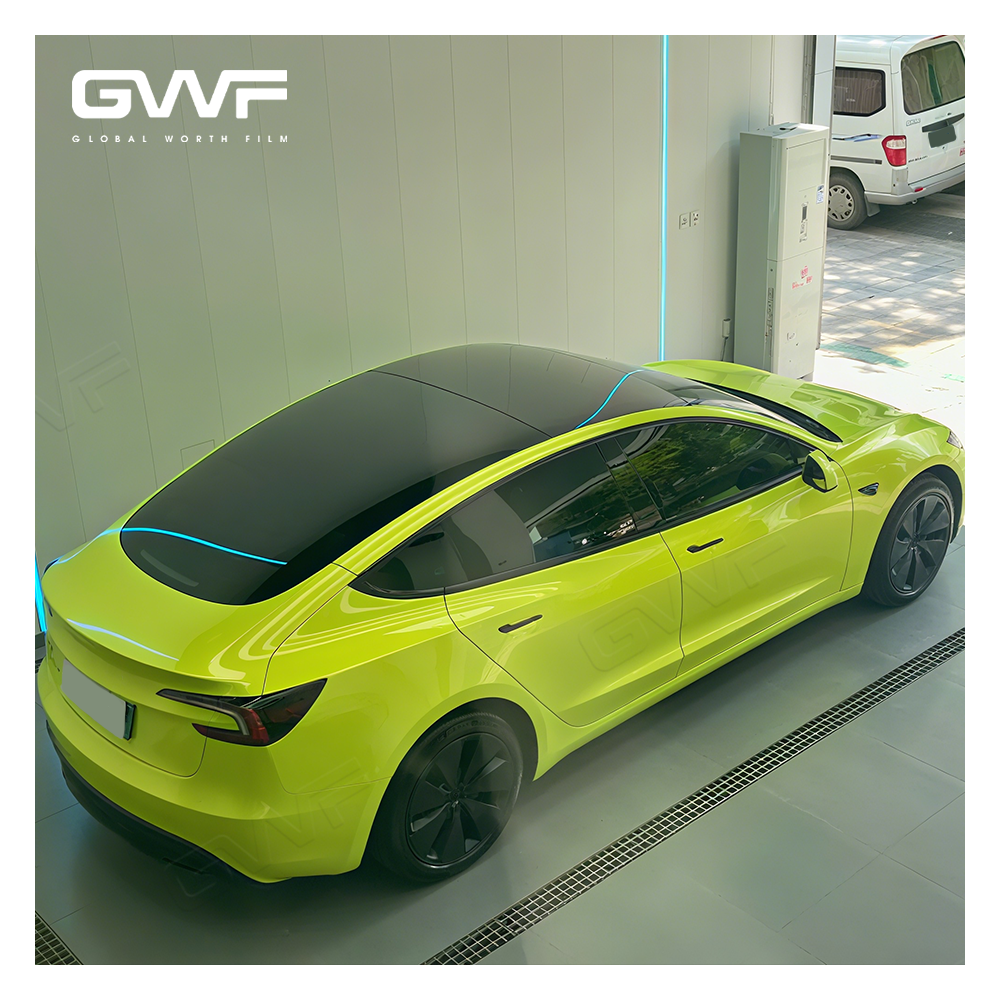 Фантазийная флуоресцентная желтая краска защита от пленки пленки