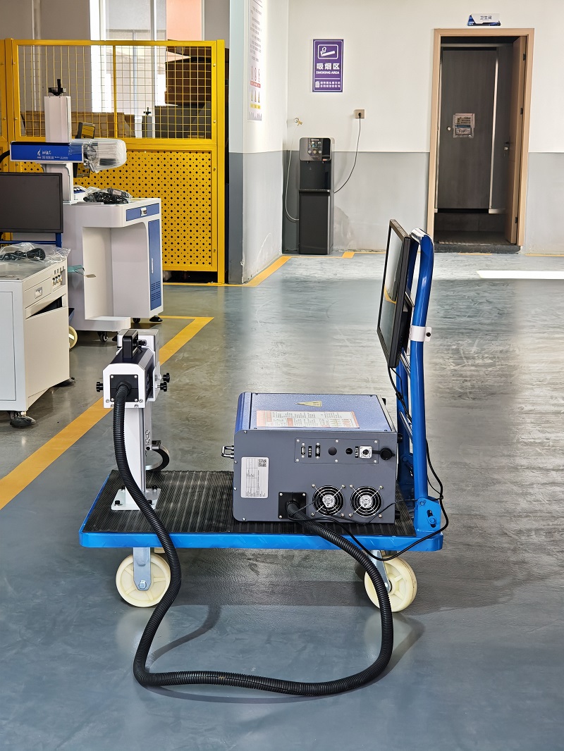 Chongqing Chuke Intelligent Machinery & Equipment Co., Ltd. Ships High Power Handheld Laser Cylinder Marking Machine to Long Term Indonesian Customer