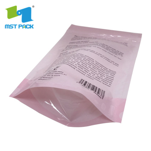 Sichtbare kompostierbare Kleidung Doypack Packaging Slider Zipper