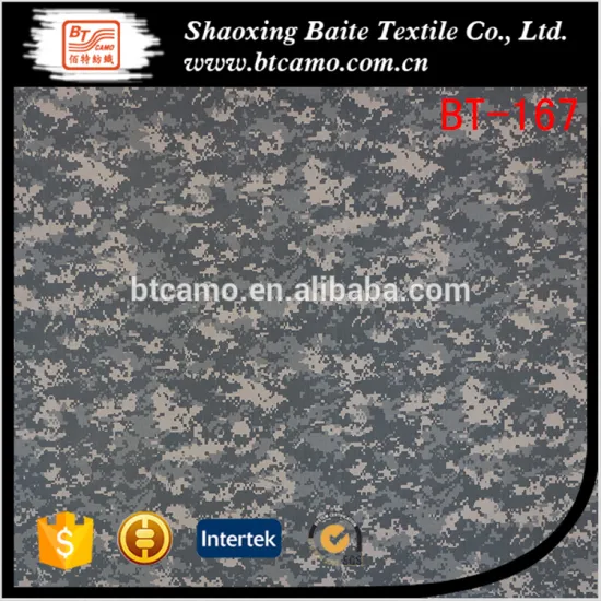 Factory price good quality Polyester cotton printing camouflage fabric for military uniforms BT-167