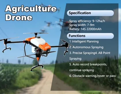 Agriculture Sprayer UAV Drone with Camera: Crop Spreader Drone