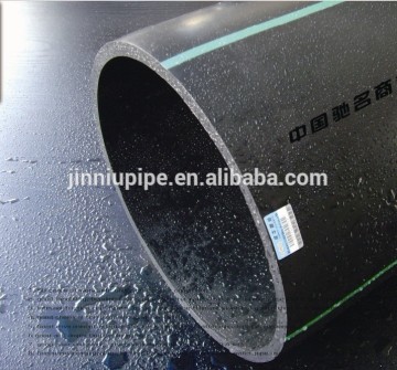 Pure raw material black 200mm diameter pe plastic pipe