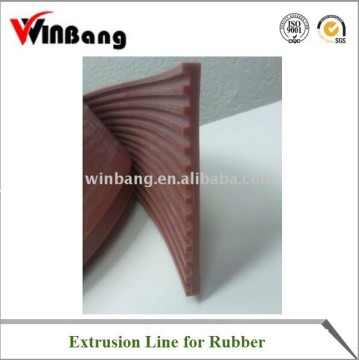 extrusion line for rubber