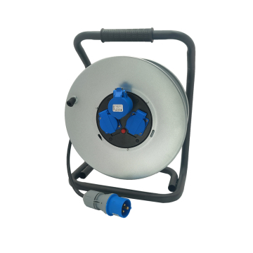 30/40/50M CEE Industrial & Schuko Iron Extension Cable Reel H07RN-F 3*1.5/2.5MM