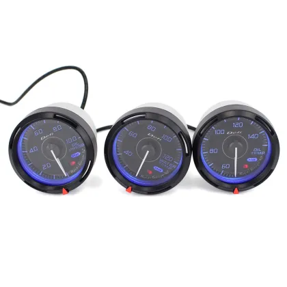 DEFI N2 60mm Auto Gauge Meter Set - Water Temp, Oil Temp, Oil Press, Tachometer, Volts for DEFI Boost Gauge