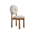 Cadeiras de jantar de madeira maciça de design exclusivo elegante fantástico