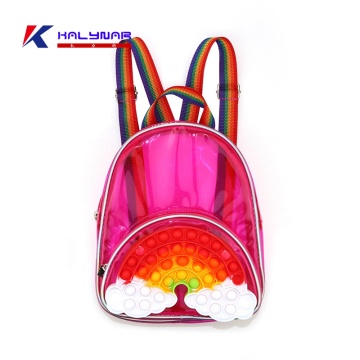 PVC Light Weight Waterproof School Mini Backpacks