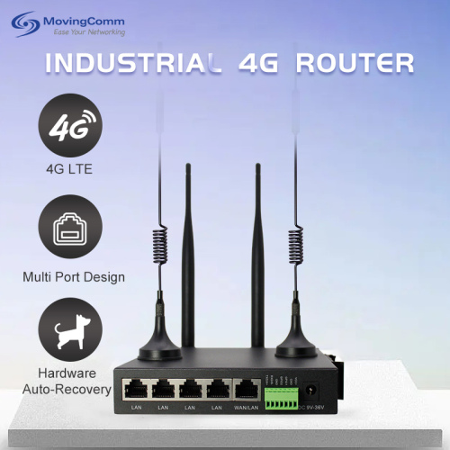 Hücresel LTE Yönlendirici 4G Kablosuz Endüstriyel GSM Modem