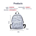 Skládací cestovní taška vodotěsná papír Tyvek White SchoolBag Batoh Eko-přívětivý nový designový školní batoh pro mužskou ženu