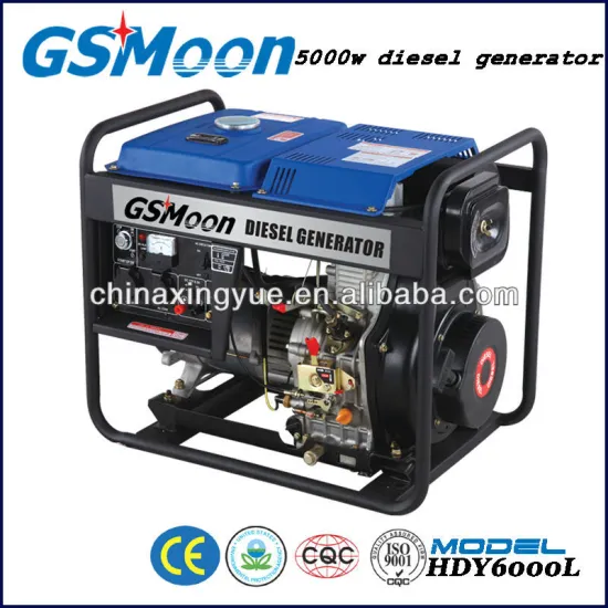 5kw CE and EPA approved Manual start Diesel Generator