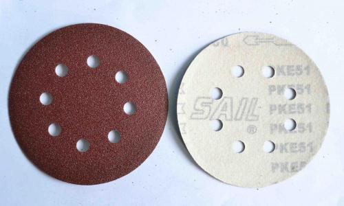 D-wt Kertas Kerajinan Aluminium Oxide Velcro Disc