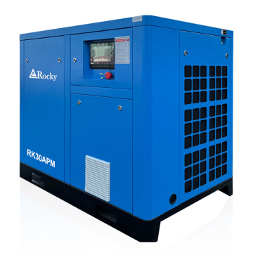 Compresseur d'air à vis industrielle à vitesse variable 30HP 22KW 7-10 Bar