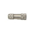 D-Code female Field-wireable M12 shielded plug connector