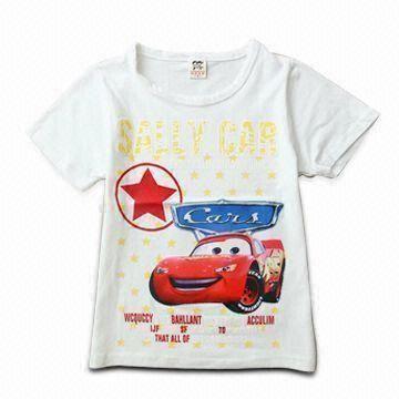 T-shirt, Made of 100% Cotton, TC, PVC, TR and More, Suitable for Men and Boys