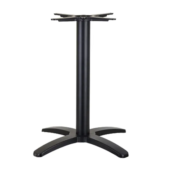 Black Four Feet Cast Iron Mall Table Base