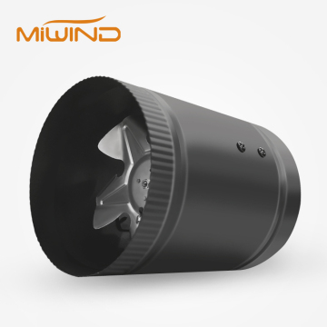 4 Inch Inline Duct Booster Fan 100 CFM - Low Noise HVAC Fan with 5' Grounded Power Cord