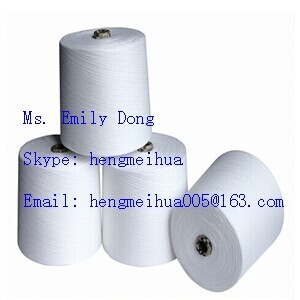 Combed Polycotton Yarn 32s/1 CVC Yarn 50/50