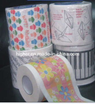 Origami/Piano Keys/Staff Printed Toilet Tissue Roll