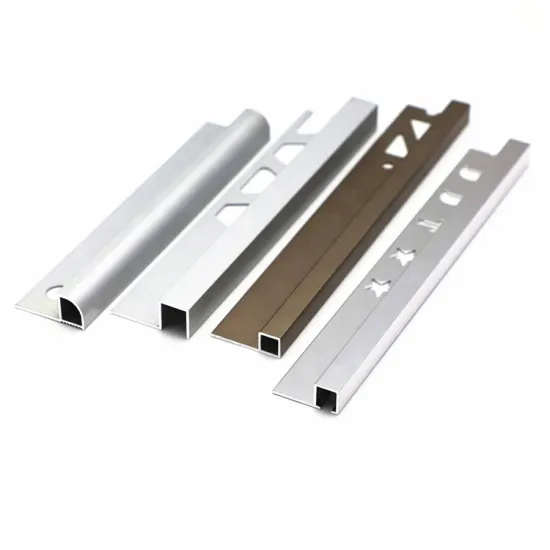Customized Shape Aluminum Tile Trim for High-Quality Wall Protection