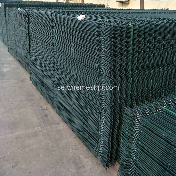 PVC-belagda gröna färgsvetsade meshplattor