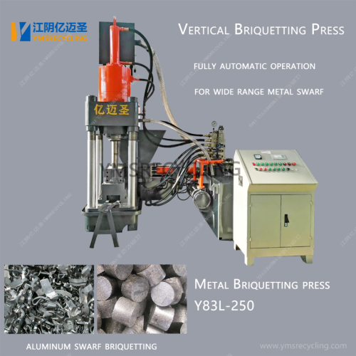 Automatic Aluminium Shavings Metal Briquetting Press Machine