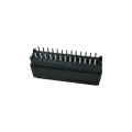 conector electrónico de ranura de doble fila