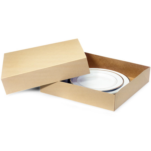 Wholesale custom paper  dinner plate gift box
