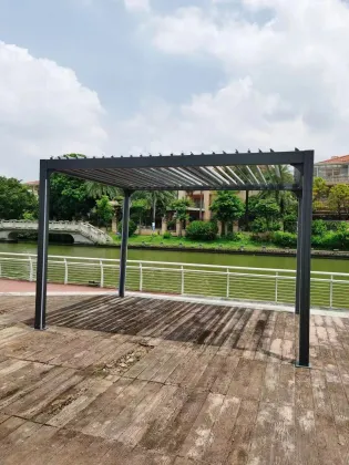 Aluminum Outdoor Furniture for 3x3m Garden Pavilion Design
