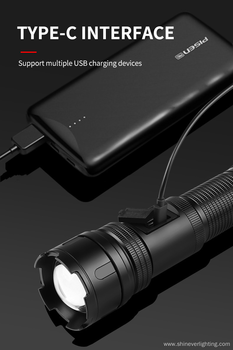 Aluminium Alloy Flashlight Tactical Torch Led Torch Light