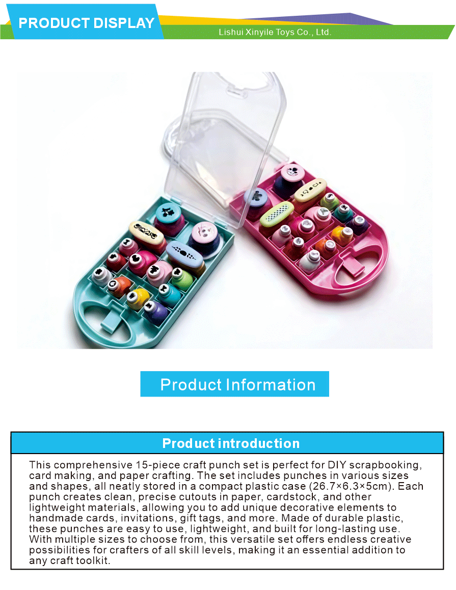 15-Piece Craft Punch Set