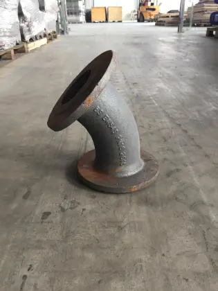 Double Flange Duck Foot Bend