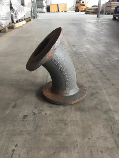 Double Flange Duck Foot Bend