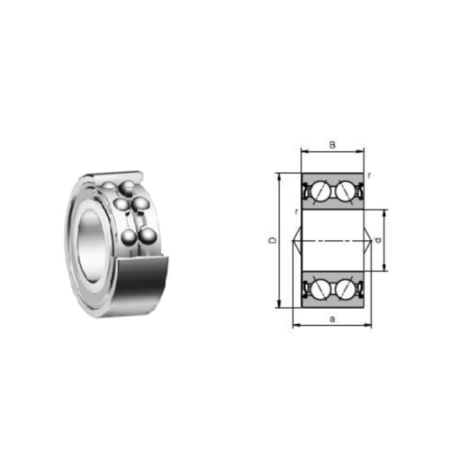 High speed angular contact ball bearing(71912C/71912AC)