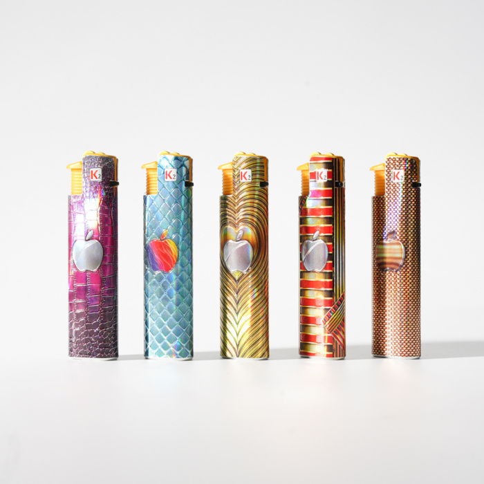 Лазер-металлизованный яблочный рисунок ветропроницаемый