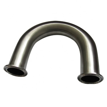 SS304/316L Stainless Steel Clamped 180 Degree Elbow