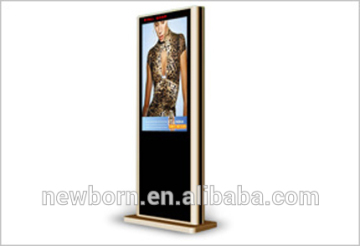 22''32'' floor standing with shoe brush advertising display for restaurant hotel coffee shop book store