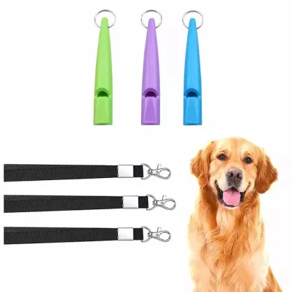 Pet Plastic Training Whistle: Essential Dog Whistle Tool for Outdoor Training and Entertainment