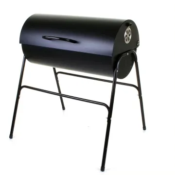 Heavy Duty Oil Drum Grill Charcoal BBQ Brazil Mini Charcoal BBQ Grill Barrel Grill Barbecue for Outdoor Use