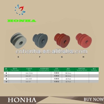 wadah konektor otomotif, segel karet, segel pulg