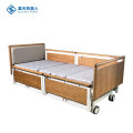 Cama de enfermagem elétrica com trilho lateral dividido com 3 funções